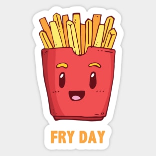 Fry Day Sticker